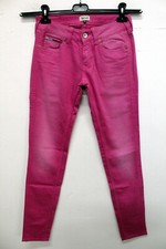 Tommy Hilfiger Donna Pantalone Taglia 26/40 Jeans Fucsia Cotone Pant Woman Pants