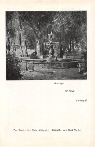 Giardino villa borghese - giardino,