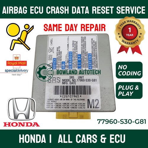 Honda 77960 s30 g81 airbag - 77960-s30-g81,