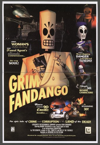Grim fandango game 1998 2 - grim,