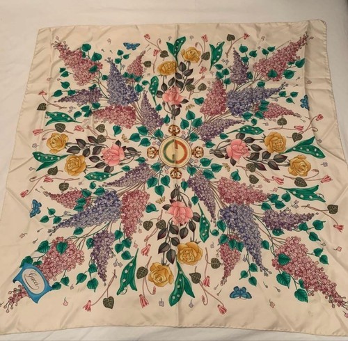 Gucci grande sciarpa seta - sciarpa,