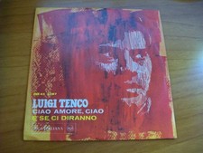 Luigi Tenco – Ciao Amore, Ciao / E Se Ci Diranno-45 GIRI