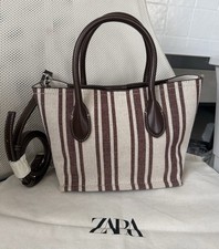 BORSA ZARA IN TELA CON STAMPA
