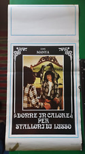 Locandina originale Film EROTICO DONNE IN CALORE PER STALLONI DI LUSSO. Raro