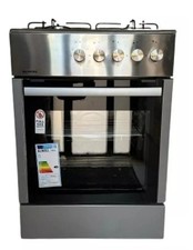 Cucina STAYLUX/KUMTEL 4 Fuochi  Forno a gas 60x60  LF66GG-40F GREY/INOX