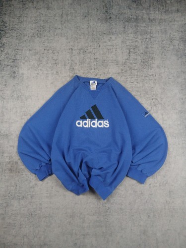 Felpa adidas vintage - adidas, blu