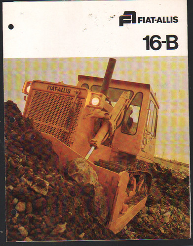 Foglietto brochure dozer