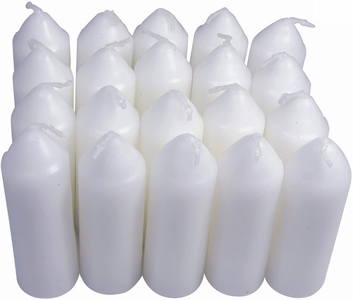 Candele bianche uco ore per - bianche,