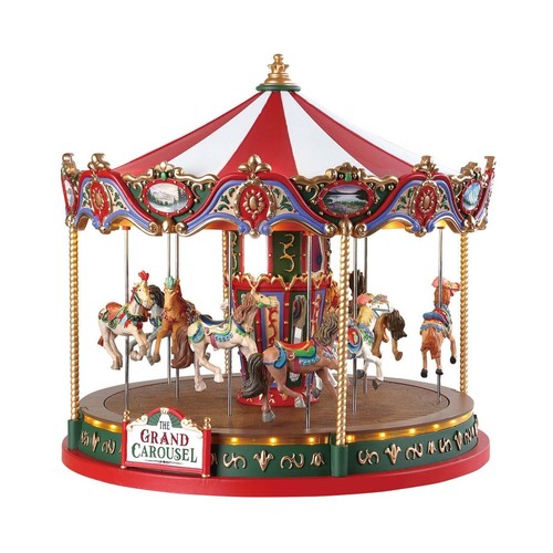 Lemax the grand - grand, carousel,