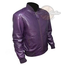 Mens Genuine Sheepskin Bomber