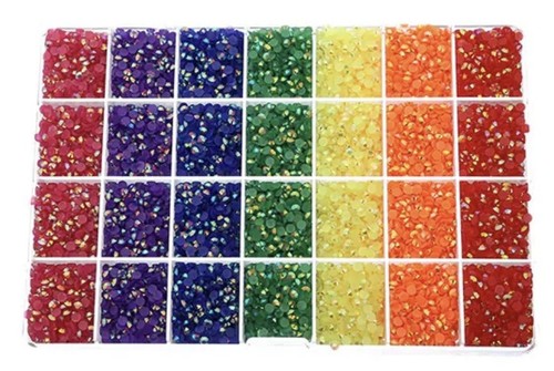 Kit strass nail art - nail, rainbow