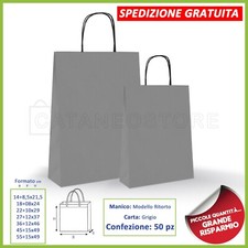 BORSE SHOPPER DI CARTA MANICO