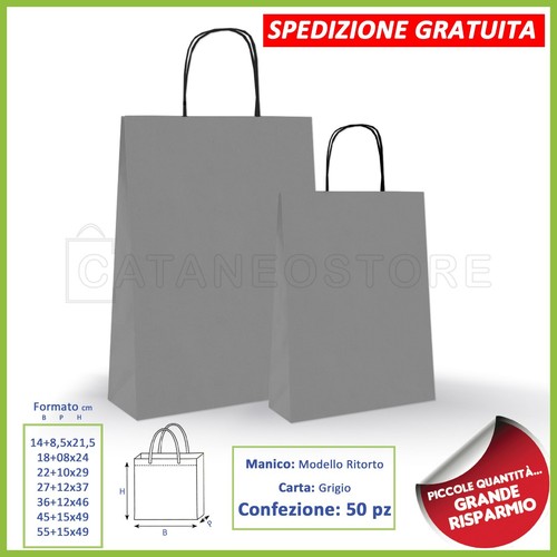 Borse shopper carta manico - ,
