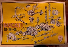 Poster motore ducati meccanica - poster,