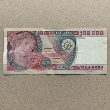 Italy 100000 Lire Banknote *