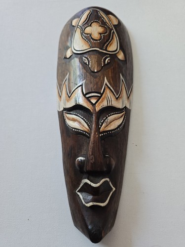 Maschera vintage legno - maschera,