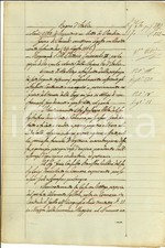 1862 CREMONA Giuseppe VIOLA vende a Giove BELLINI una casa con bottega