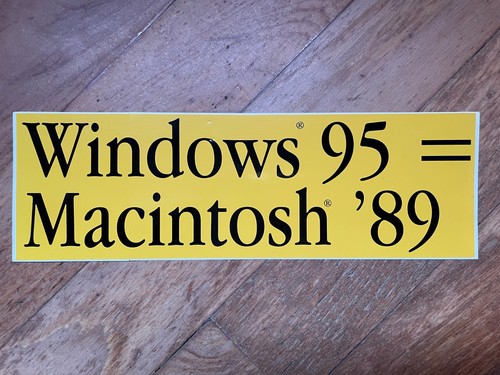 Bumper sticker originale apple - bumper,