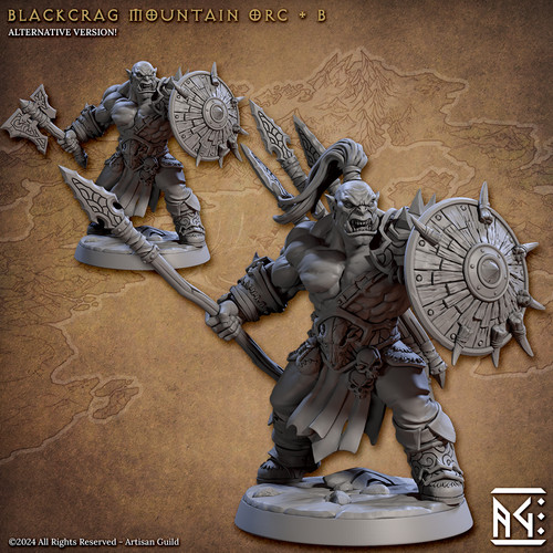Mountain orc combattente - mountain,
