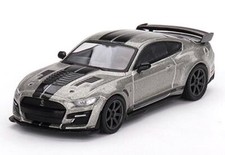 FORD Mustang Shelby GT500 SE Widebody - grigio metallizzato - Mini GT 1:64