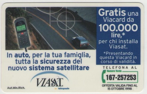 Viacard pubblicitarie golden - viacard,