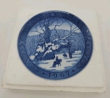 Royal Copenhagen 1967 scena invernale Kongeegen Kai Lange The Royal Oak Danimarca vintage