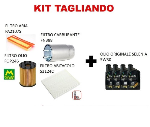 Kit tagliando per - fiat, punto