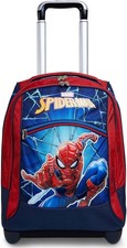 SEVEN ZAINO TROLLEY SPIDER-MAN WALL CRAWLER ADATTO SCUOLE ELEMENTARI MEDIE NUOVO