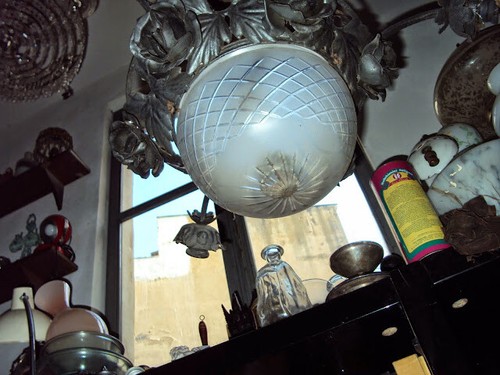 Lampadario liberty ferro - lampadario,