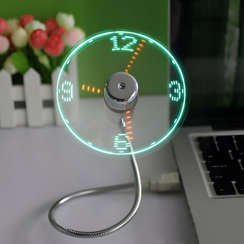 Ventilatore orologio led - orologio,