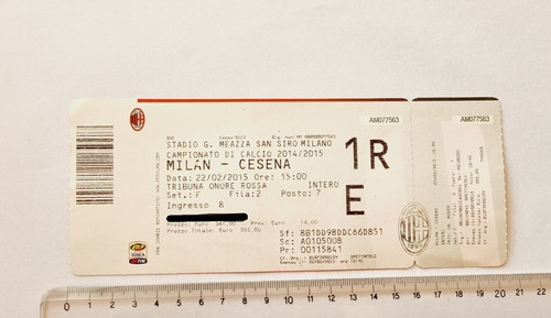 Biglietto tribuna milan cesena - tribuna, milan-cesena