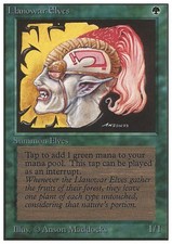 MTG LLANOWAR ELVES ITALIAN POOR - ELFI DI LLANOWAR - FWB - MAGIC
