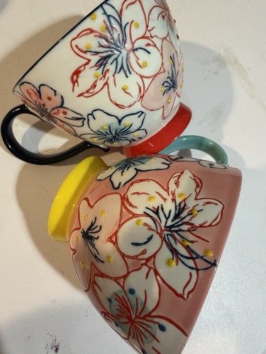 Tazzine caffè grandi rosa - caffè, 1,rosa