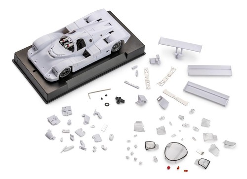 Slot car kit bianco - car,