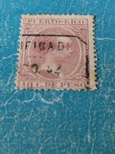 Puerto Rico 10 C De Peso 1890 Raro 