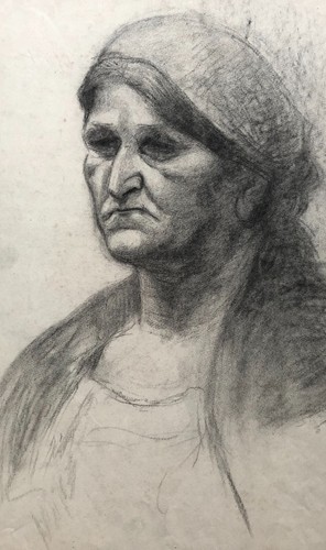 Ritratto donna con fichu - ritratto,