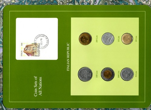 Coin sets all nations italy - of,