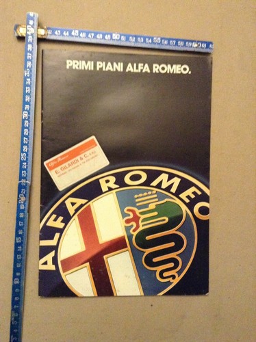 Depliant vintage alfa romeo - vintage,