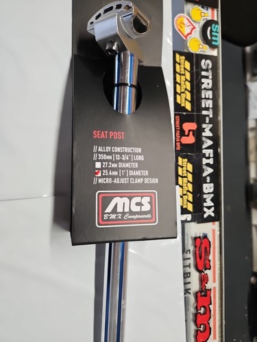 Mcs bmx lega reggisella blu - mcs,