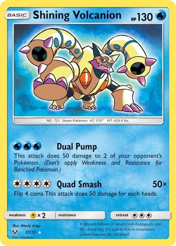 Shining volcanion 73 - volcanion, 27/73