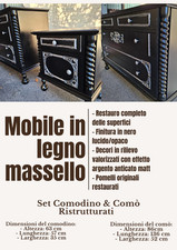 Cassettone o Comò e Comodino