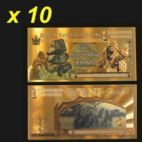 Banconota oro 10 dollari - da,