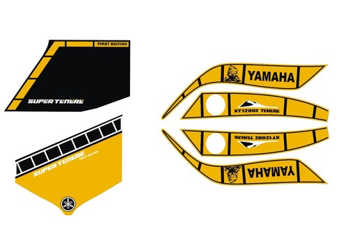 Serie adesivi yamaha 1200 - serie,
