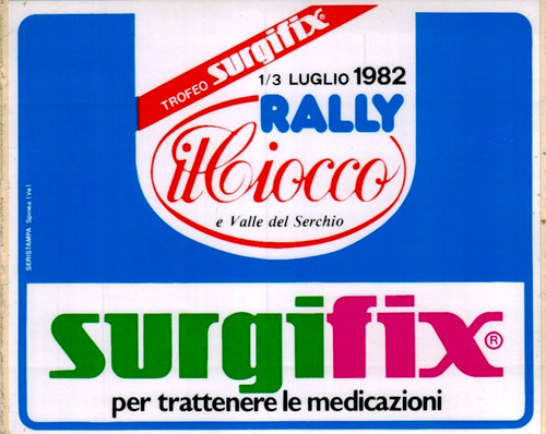 Adesivo vintage rally il - -,