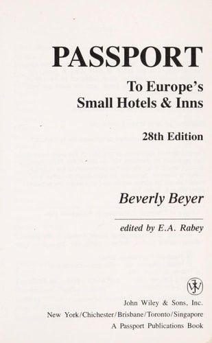Passport europe small - passport,