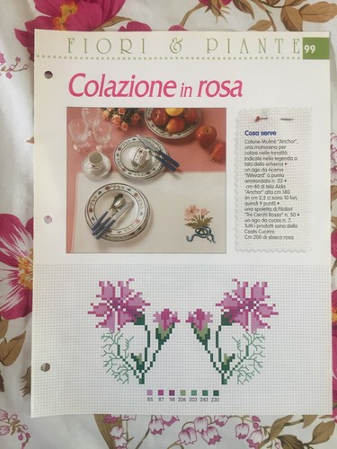 Schema punto croce ricamo - punto,