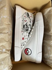 Akedo: Pokemon Pikachu Bianco High Tops-Raro, Edizione Limitata, UK Taglia 9