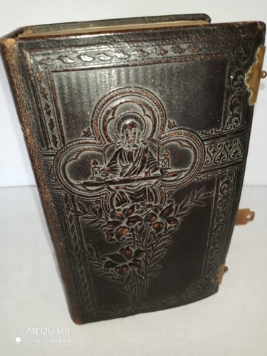 Antico libro religioso - libro,