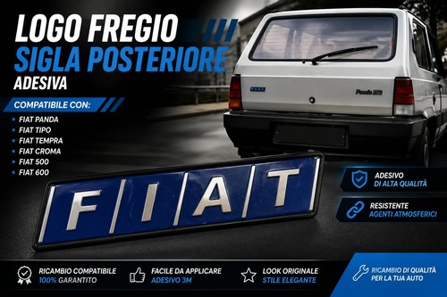 Stemma fregio fiat - fiat, posteriore