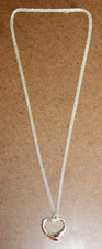 Collana Tiffany & Co. Argento Sterling Peretti XL Maglia Cuore Aperto 30" [113WEI]